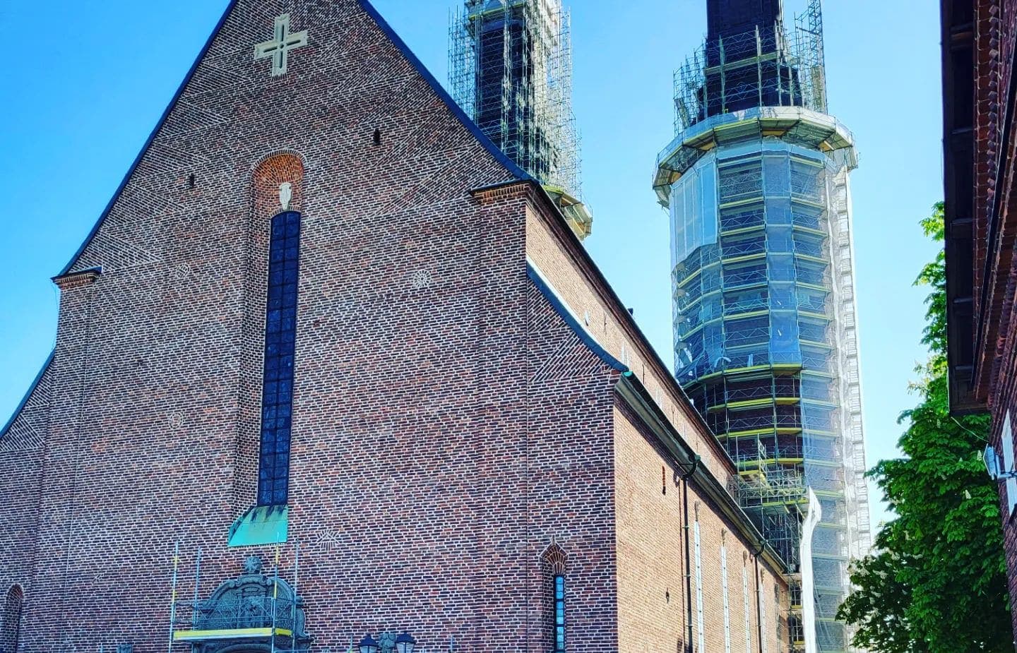 Högalidskyrkan i Stockholm sedd utifrån